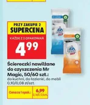 Ściereczki nawilżane do czyszczenia Mr Magic do kuchni