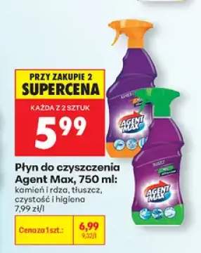 Płyn do czyszczenia Agent Max kamień i rdza