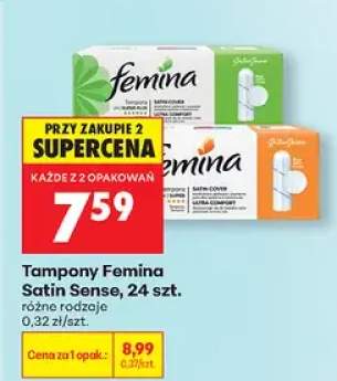 Tampony Femina Satin Sense Super Plus Ultra Comfort