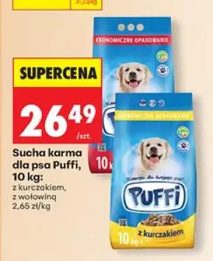 Sucha karma dla psa Puffi z kurczakiem