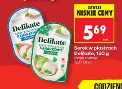 Serek w plastrach kanapkowy Delikate