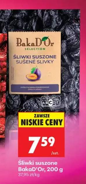 Śliwki suszone BakaD'Or