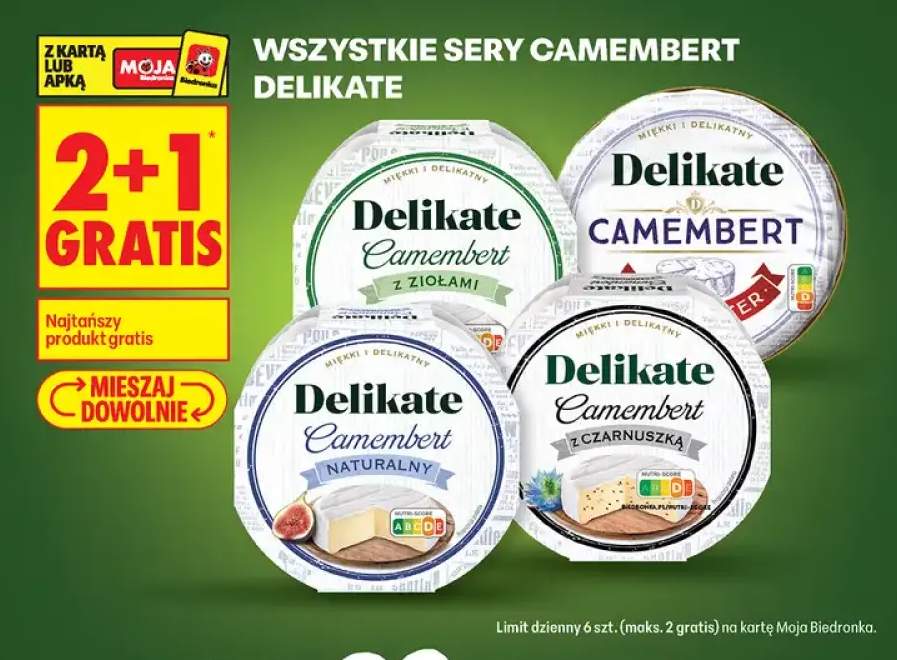 Ser Camembert z czarnuszką Delikate