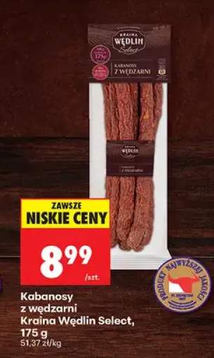 Kabanosy z wędzarni Kraina Wędlin Select