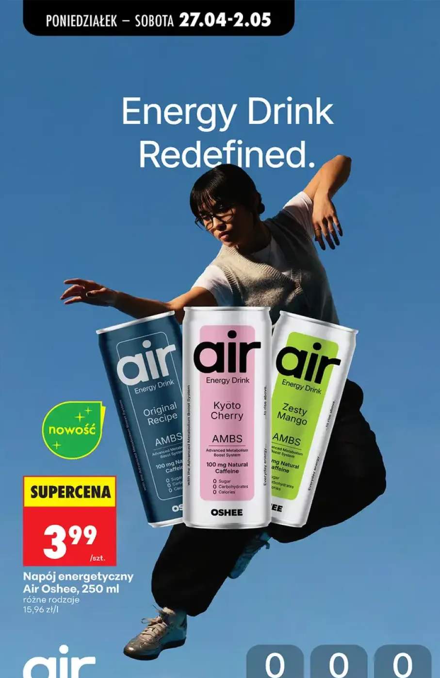 Napój energetyczny Air Oshee Original Recipe