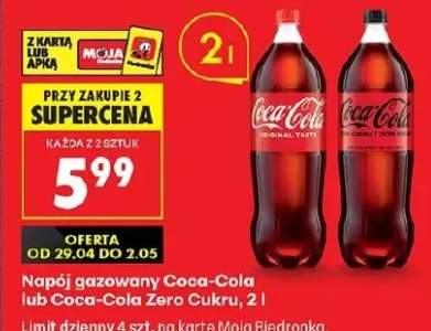Napój gazowany Coca-Cola Zero Cukru