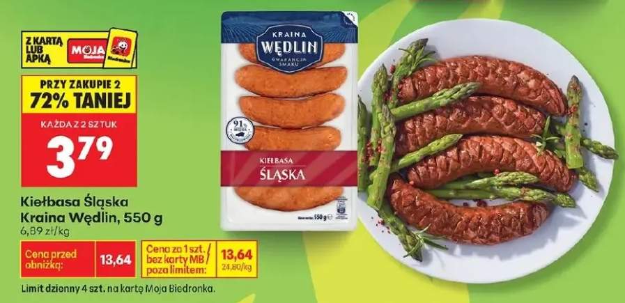 Kiełbasa Śląska Kraina Wędlin