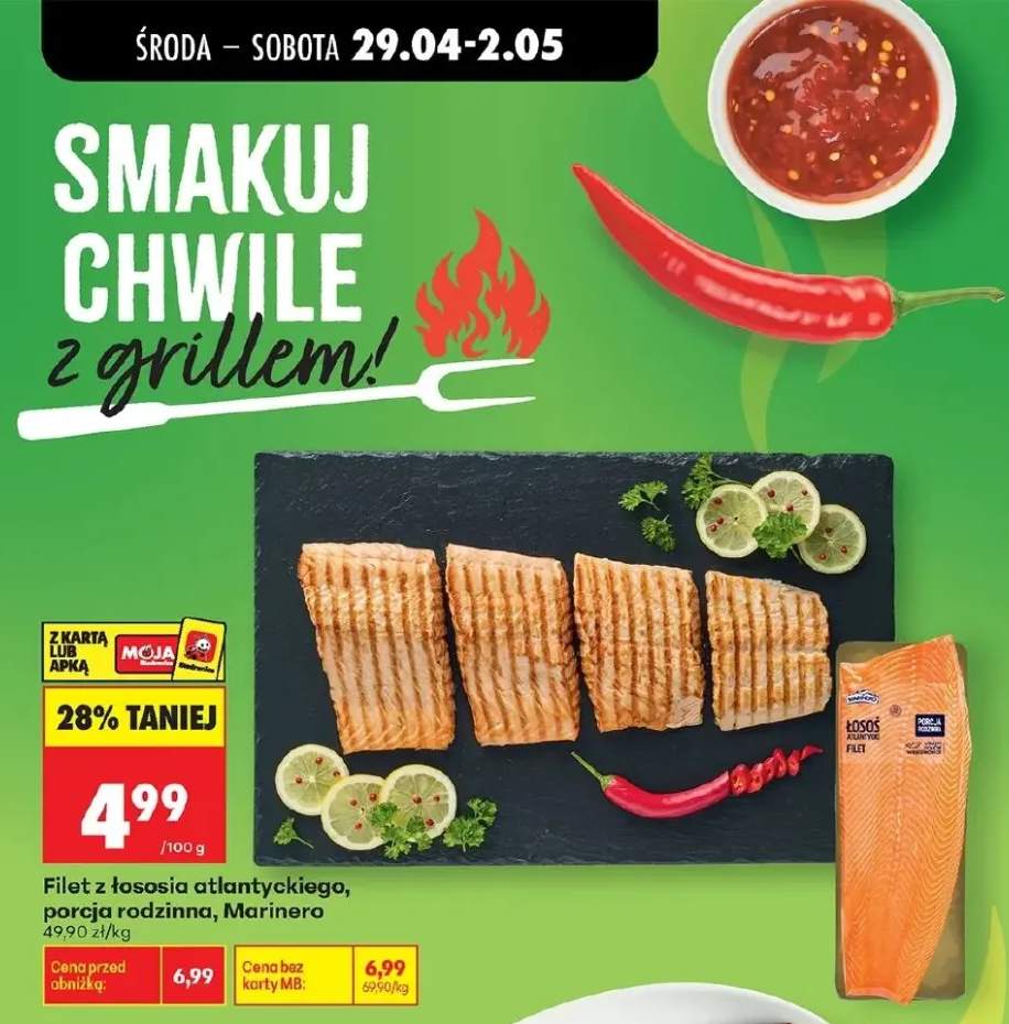 Filet z łososia atlantyckiego porcja rodzinna Marinero