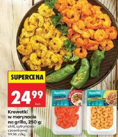 Krewetki w marynacie na grilla Super Fish chili