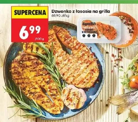 Dzwonko z łososia na grilla Super-fish Party & Grill w przyprawach