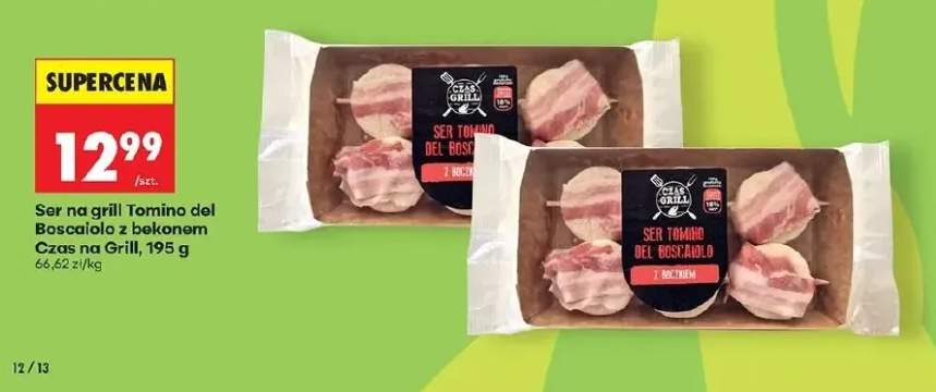 Ser na grill Tomino del Boscaiolo z bekonem Czas na Grill