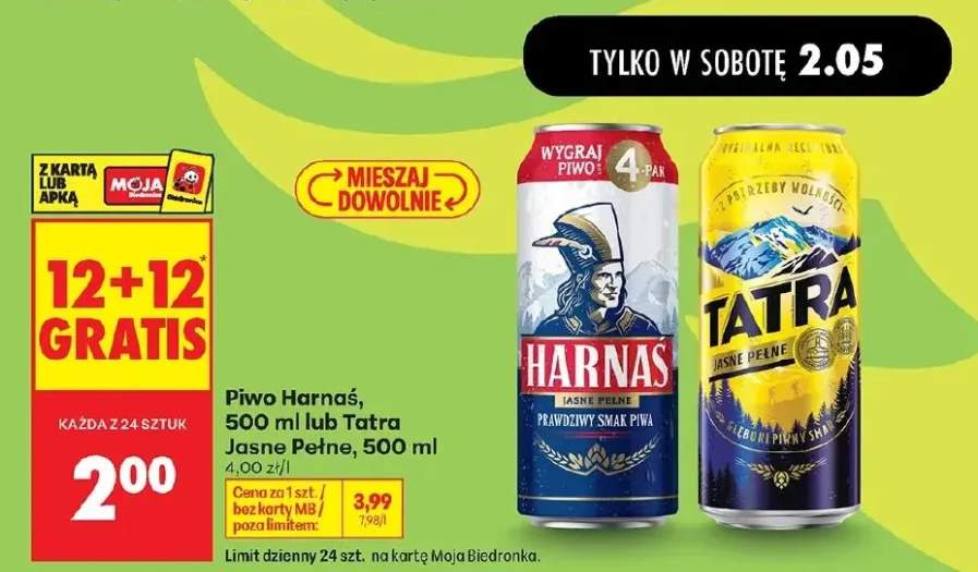 Piwo Harnaś Jasne Pełne