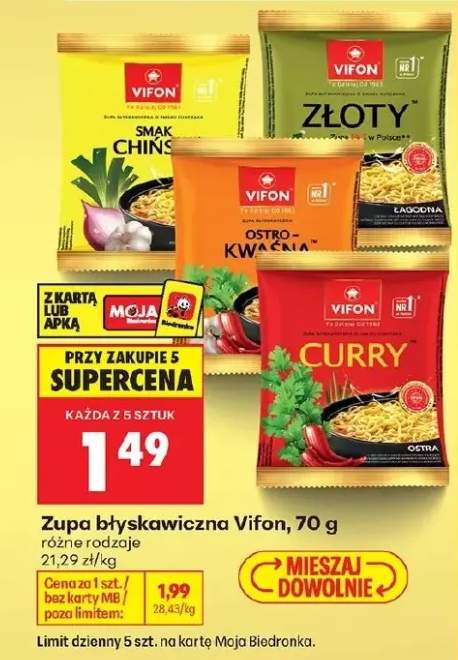 Zupa błyskawiczna Vifon smak chiński