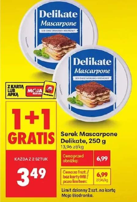 Serek Mascarpone Delikate