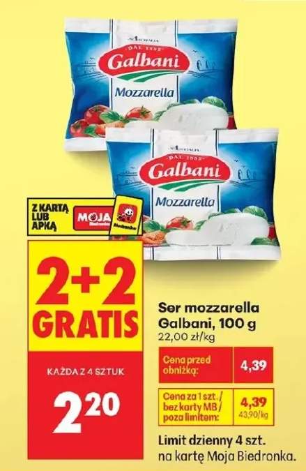 Ser mozzarella Galbani