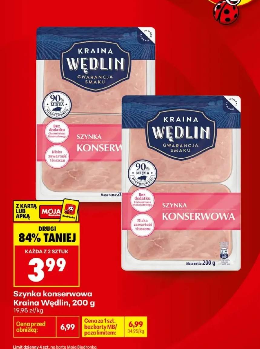 Szynka konserwowa Kraina Wędlin