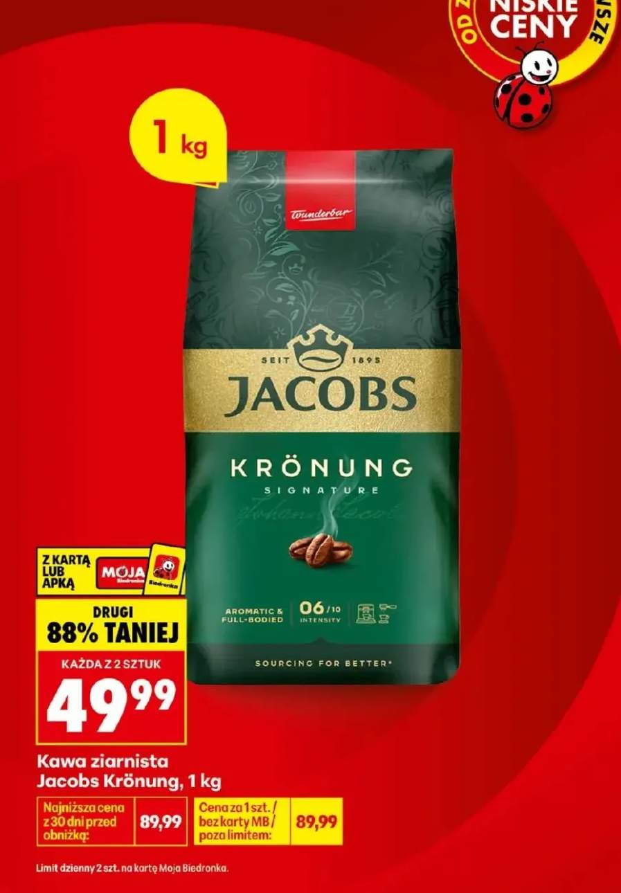 Kawa ziarnista Jacobs Krönung Signature