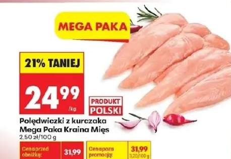 Polędwiczki z kurczaka Mega Paka Kraina Mięs