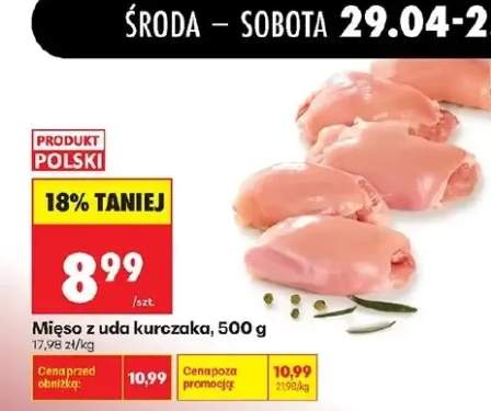 Mięso z uda kurczaka