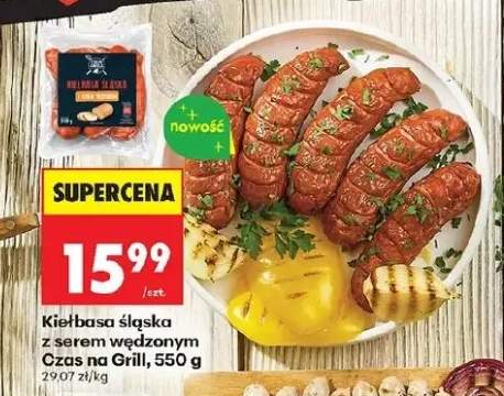 Kiełbasa śląska z serem wędzonym Czas na Grill