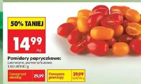 Pomidory papryczkowe czerwone