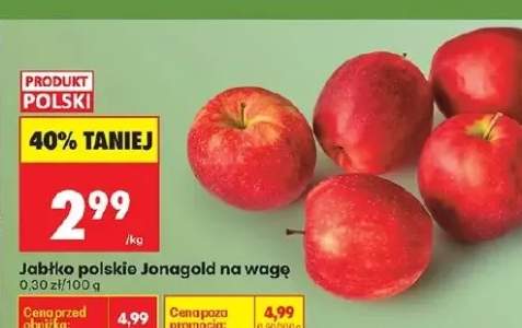 Jabłka Jonagold polskie