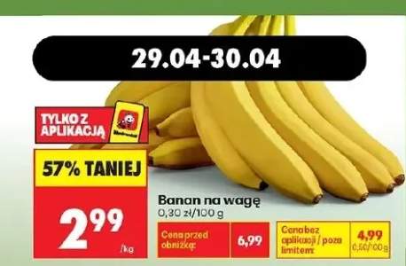 Banan na wagę