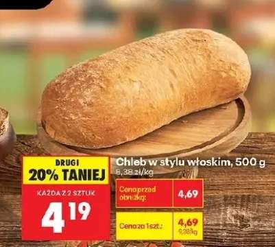 Chleb w stylu włoskim