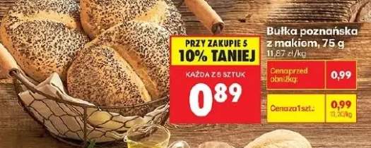 Bułka poznańska z makiem