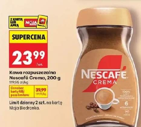 Kawa rozpuszczalna Nescafé Crema