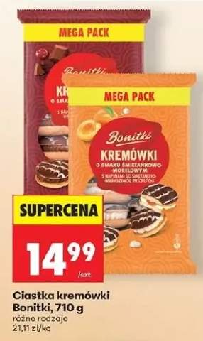 Ciastka kremówki Bonitki