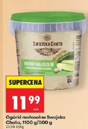 Ogórki małosolne z dodatkiem kopru i czosnku Swojska Chata