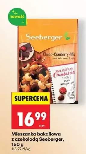 Mieszanka bakaliowa z czekoladą Seeberger Choco-Cranberry-Mix