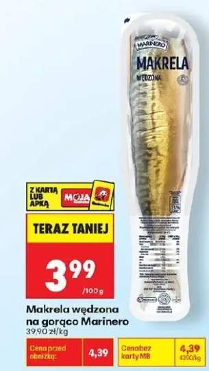 Makrela wędzona na gorąco Marinero