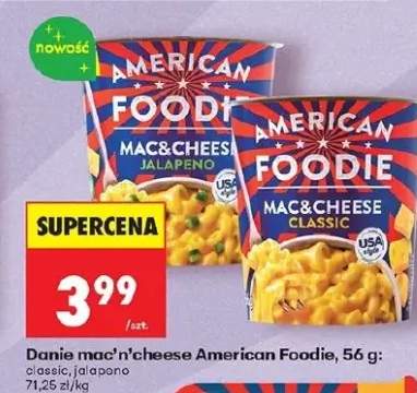 Danie mac'n'cheese American Foodie classic
