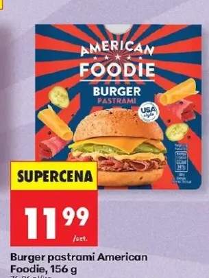 Burger pastrami American Foodie