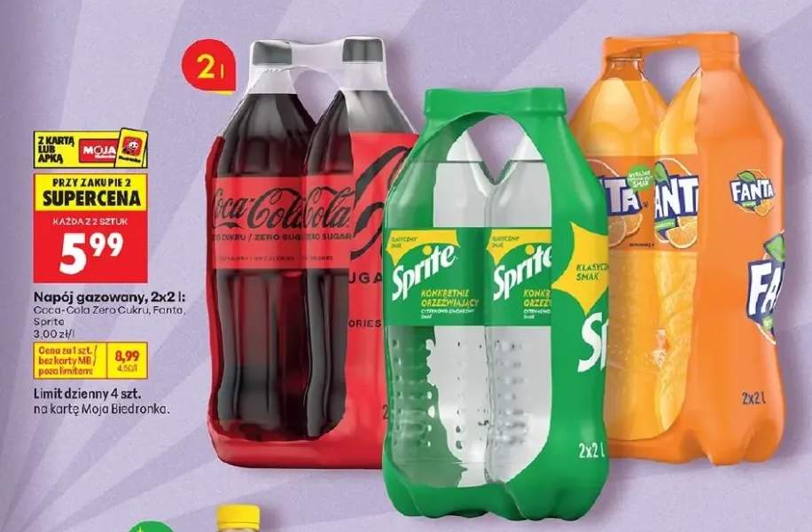 Napój gazowany Coca-Cola Zero Cukru