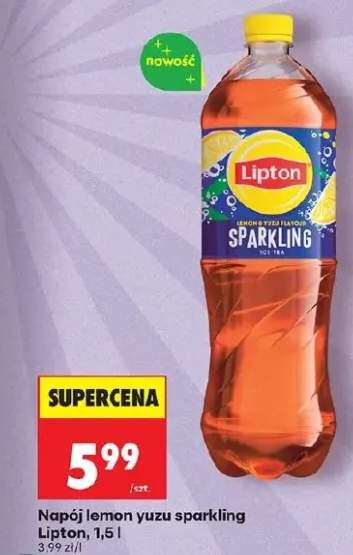 Napój lemon yuzu sparkling Lipton