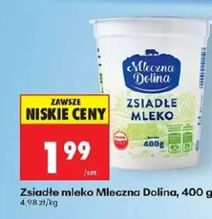 Zsiadłe mleko Mleczna Dolina
