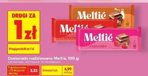 Czekolada nadziewana Meltié karmelowa