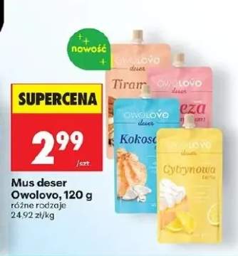 Mus deser Owolovo Cytrynowa tarta