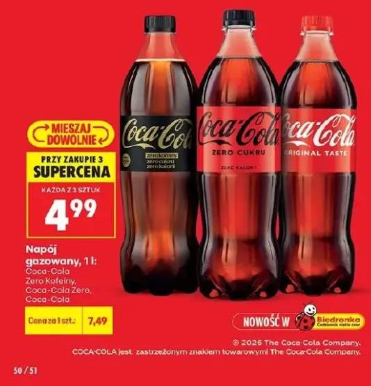 Napój gazowany Coca-Cola