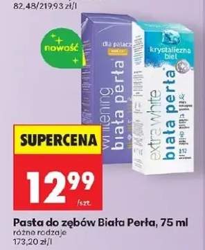 Pasta do zębów Biała Perła whitening dla palaczy