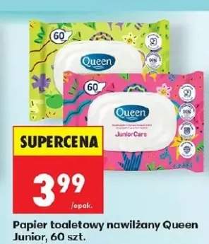 Papier toaletowy nawilżany Queen Junior