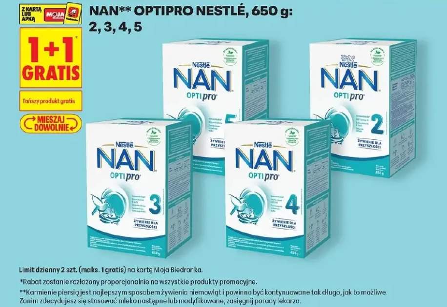 Mleko następne NAN Optipro Nestlé 2