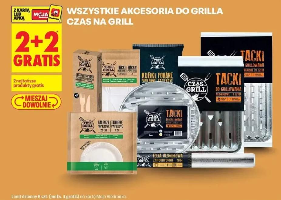 Zestaw sztućców papierowych Time Grill