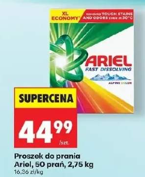 Proszek do prania Ariel Fast Dissolving Alpine Color 50 prań
