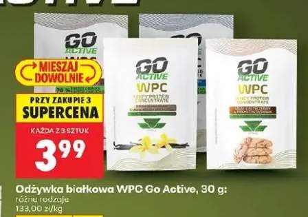 Odżywka białkowa WPC Go Active smak waniliowy z waniliową probiową
