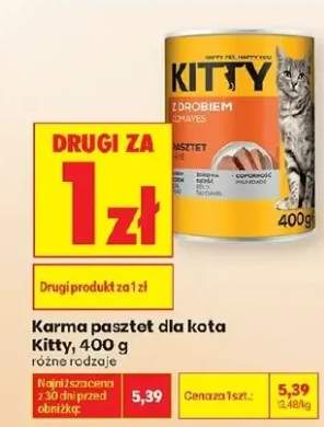 Karma pasztet dla kota Kitty z drobiem