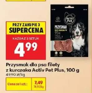 Przysmak dla psa filety z kurczaka Activ Pet Plus